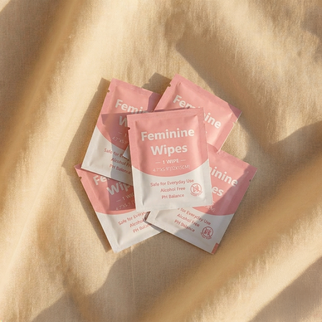Individually Wrapped Feminine Hygiene Wipes